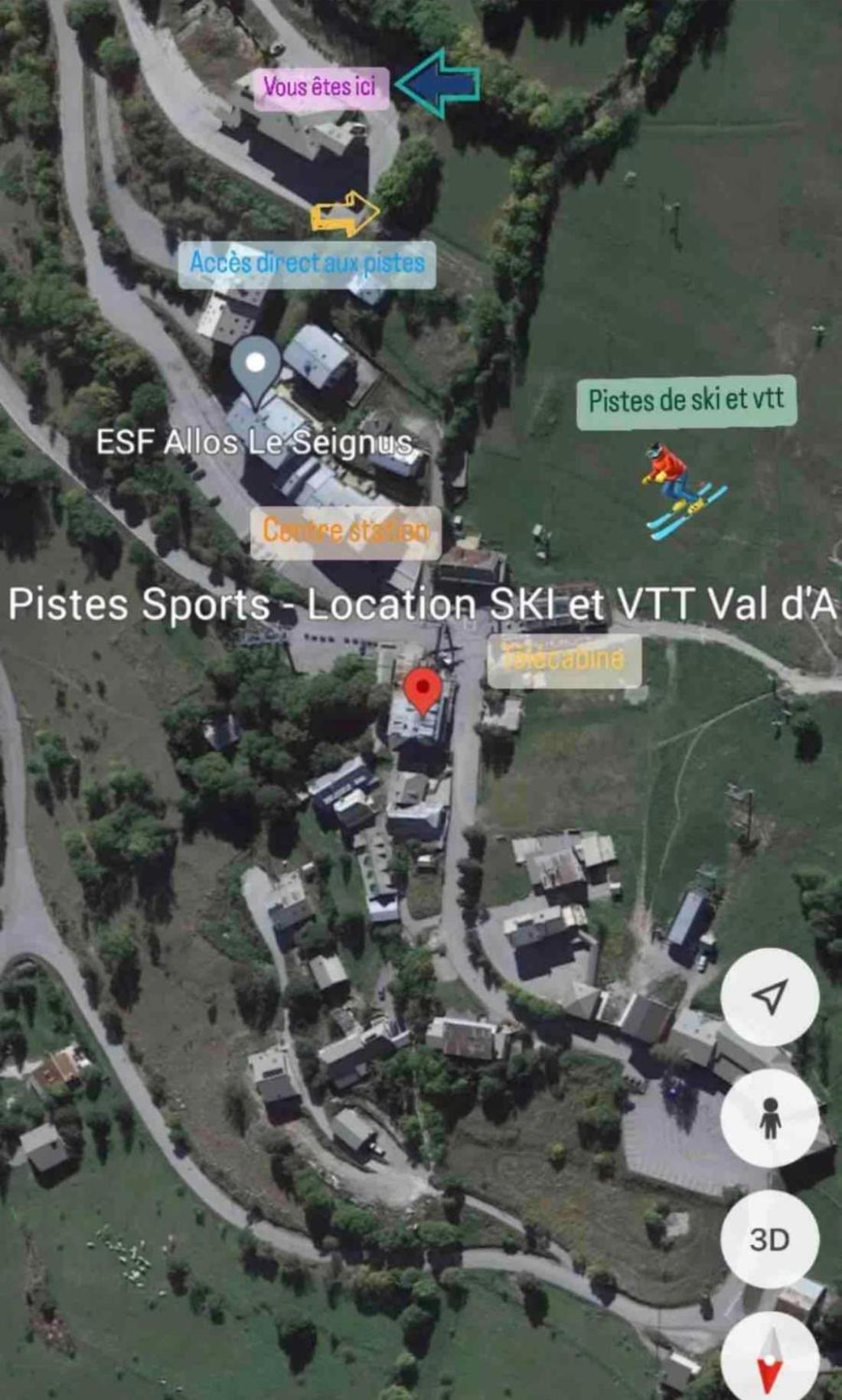 Studio Seignus D Allos Pieds Des Pistes Exterior foto